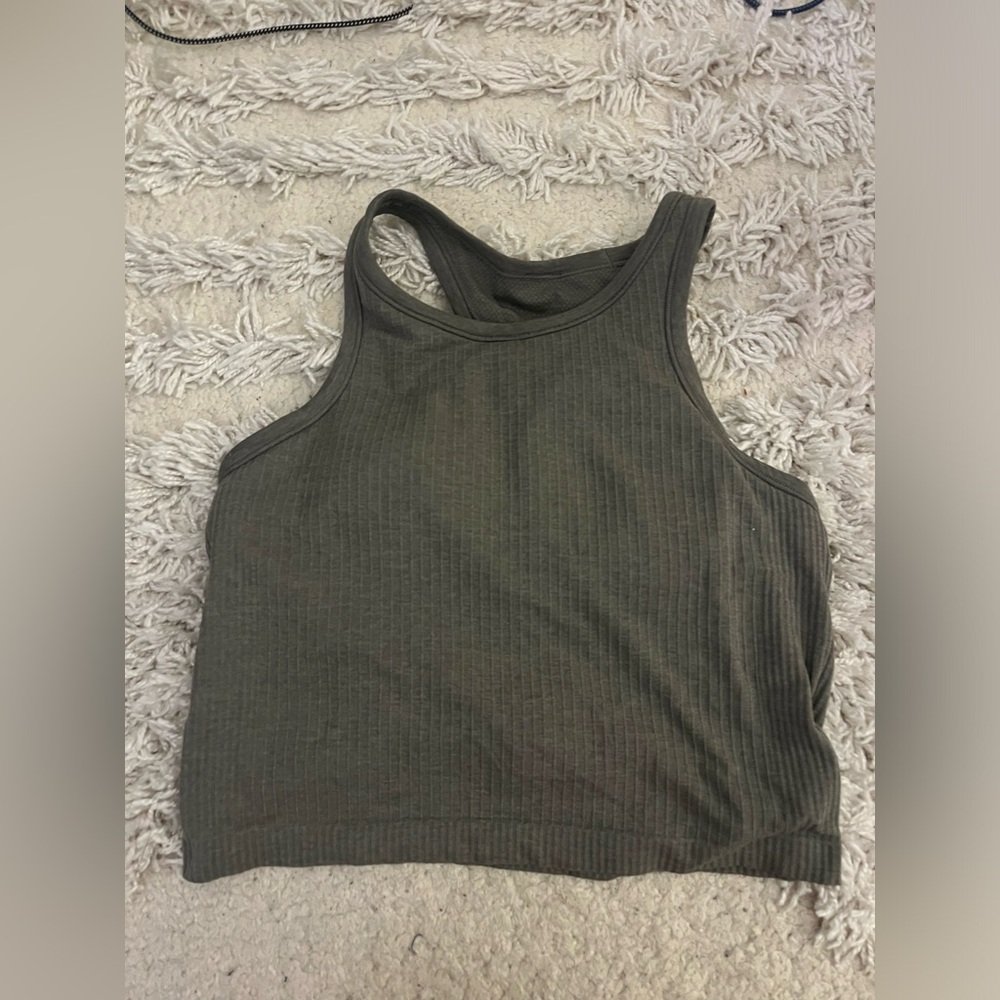 Lululemon ebb to street cropped tank